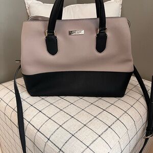 Kate Spade Black and Tan Satchel